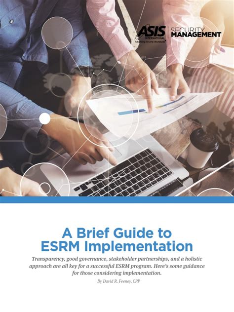 essrwm|A Brief Guide to ESRM Implementation.